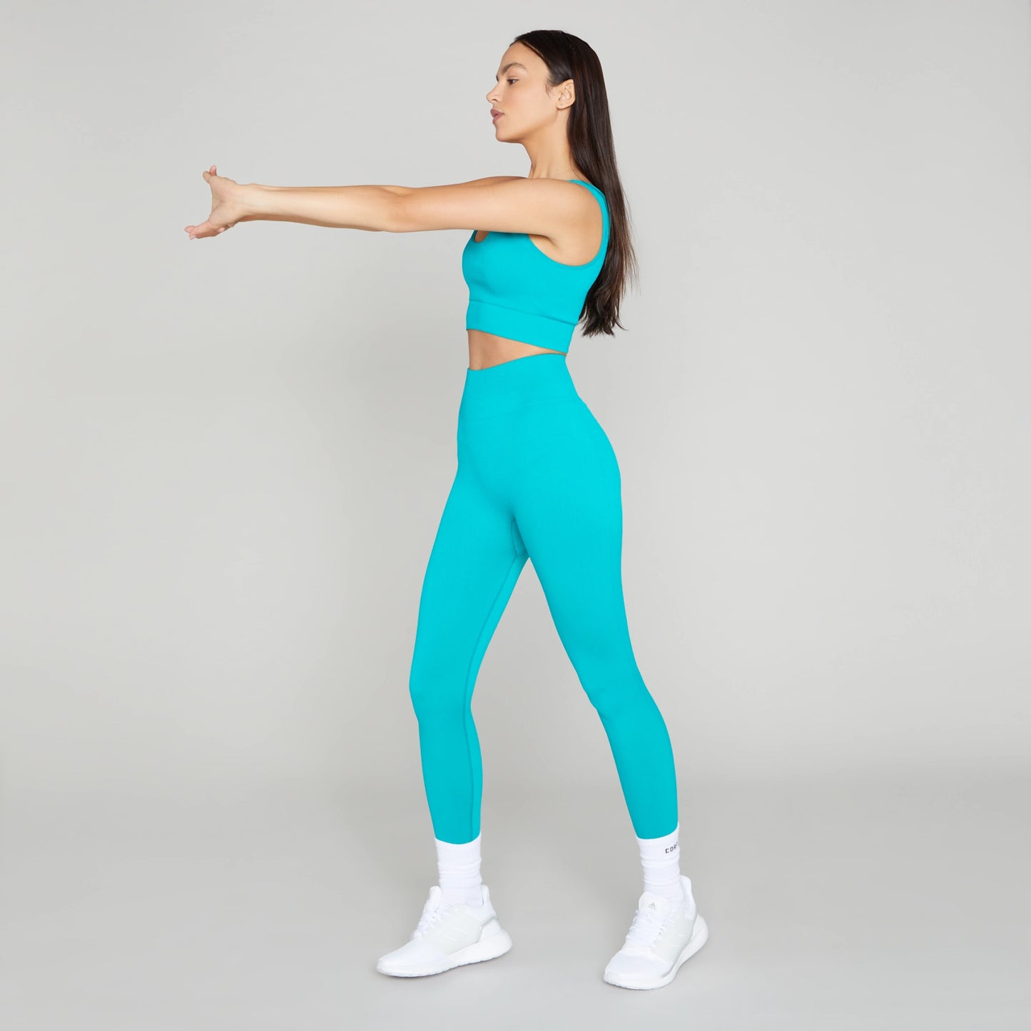 Rib Leggings - Jade
