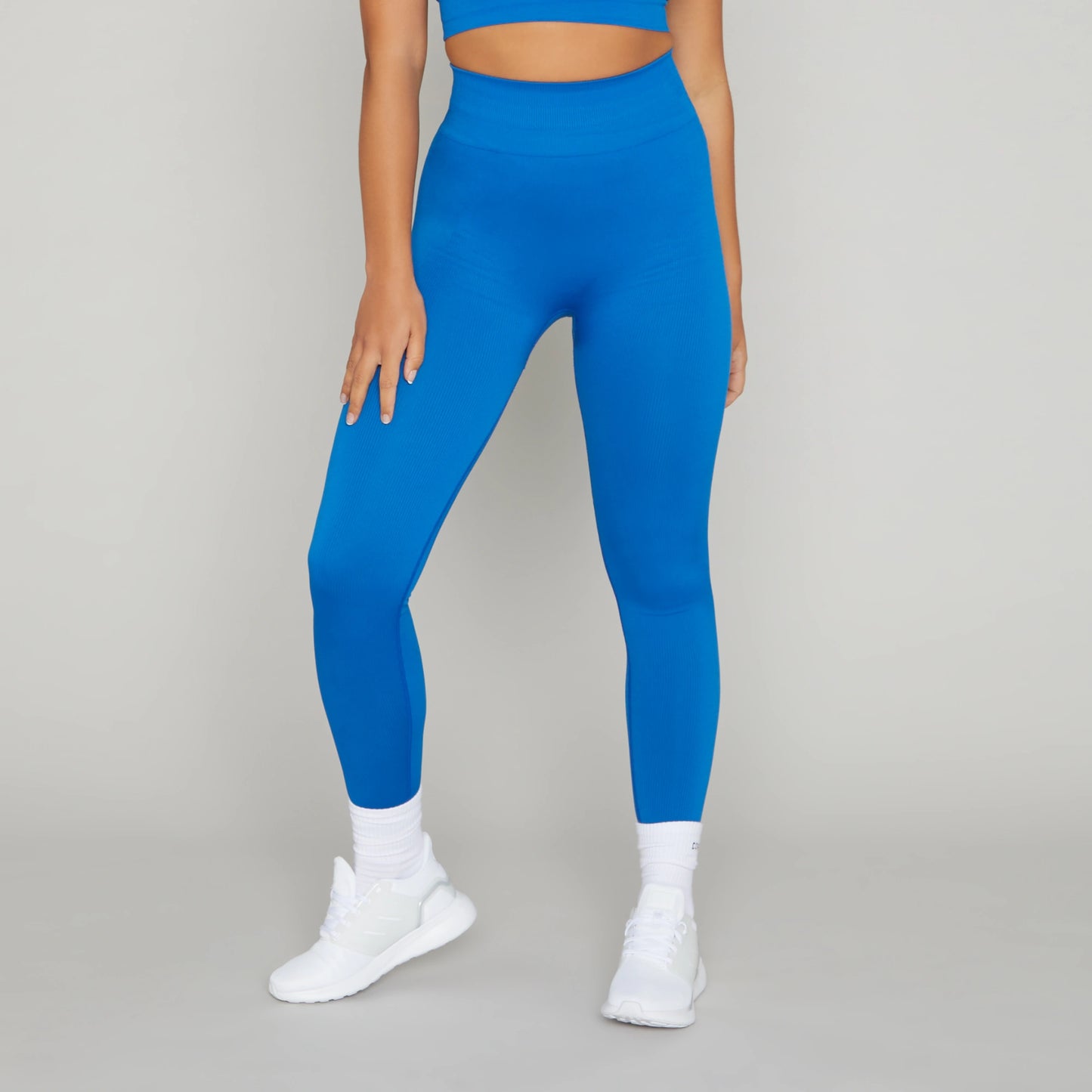 Rib Leggings - Space Blue
