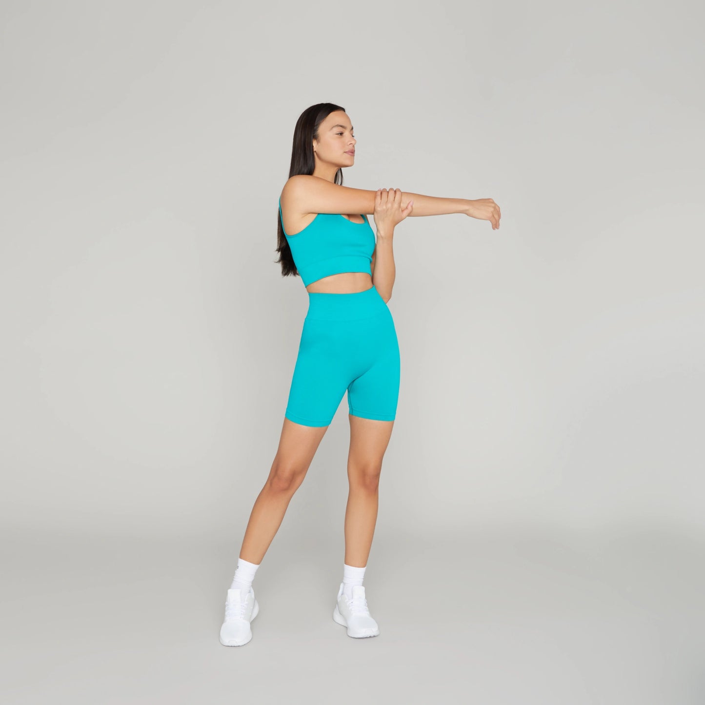 Rib Shorts - Jade